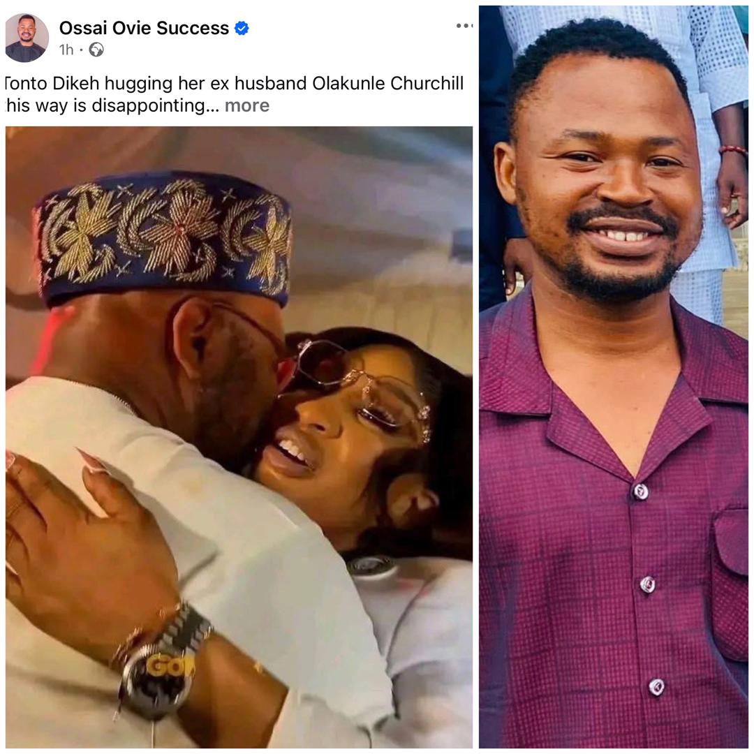 “Unfair to Rosy Meurer”  Delta Governor’s Aide Slams Tonto Dikeh for Hugging Ex at Son’s Party
