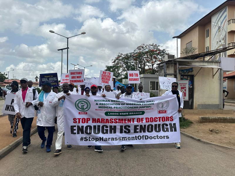 Lagos Doctors Protest Police Harassment, Warn of Looming Health Crisis