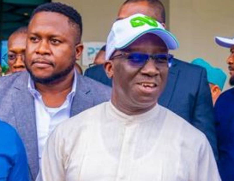 Okpebholo Receives Seyi Tinubu, City Boy Movement Officials in Edo