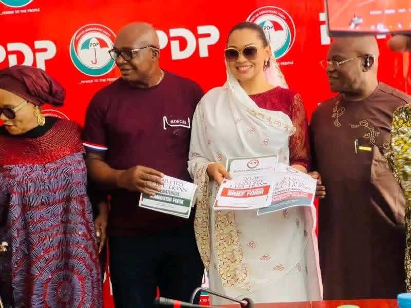 Natasha Submits PDP Senatorial Nomination Form for 2027 Re-election Bid
