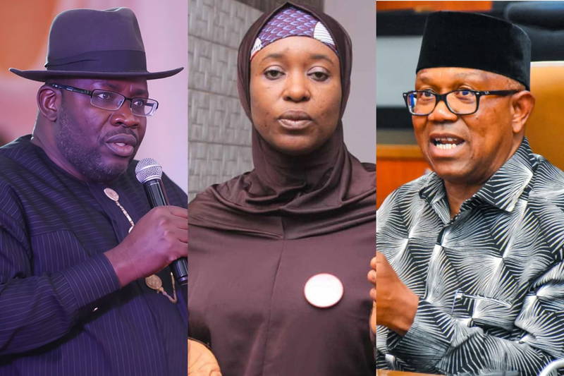 Aisha Yesufu Accuses Dickson of Feeling Threatened by Peter Obi’s Rising Influence