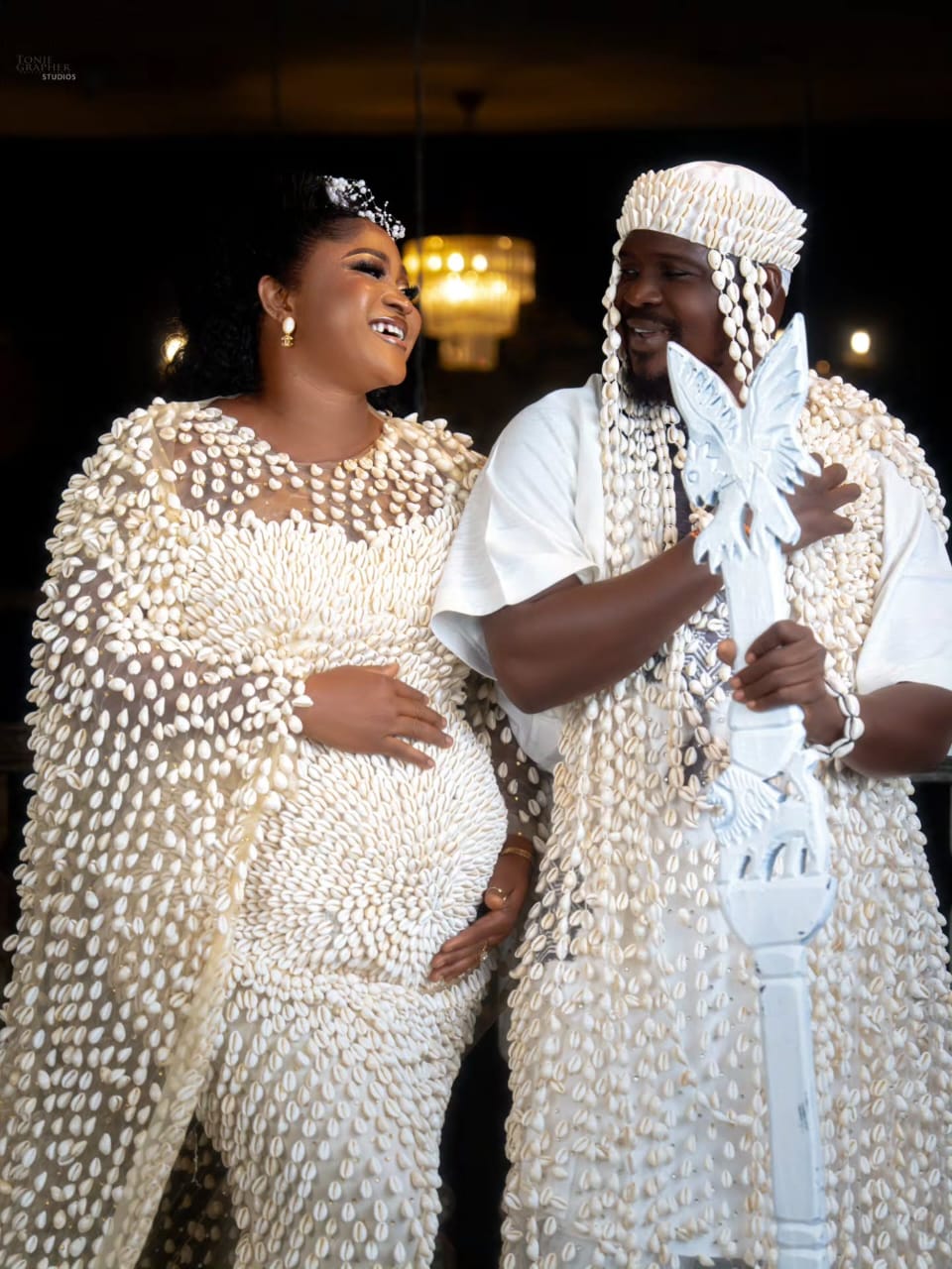 Actor Baba Ijesha and Wife Welcome Son, King Kagar Omiyinka