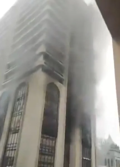 Fire Erupts at Lagos Island High-Rise, Firefighters Prevent Major Disaster