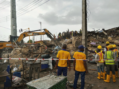Death Toll Rises to Eight in Lagos Building Collapse as Rescue Efforts Continue