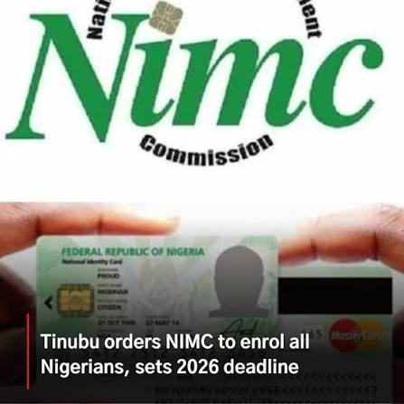 Tinubu Orders Nationwide Enrollment of All Nigerians into National Identity Database