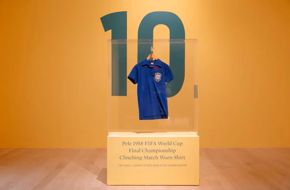 Pelé's 1958 World Cup Final Jersey Sells for Record $4.9 Million at US Auction