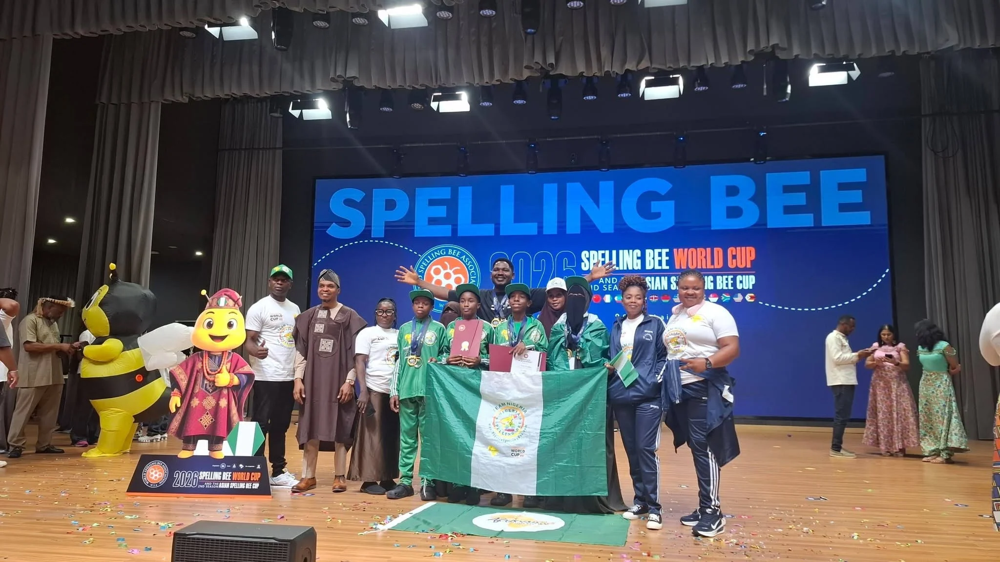 Nigerian Students Win Gold at Spelling Bee World Cup in China