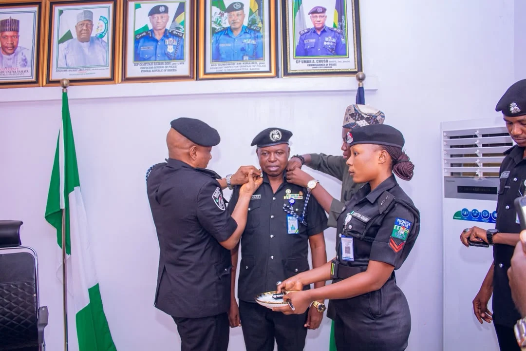 Gombe CP Decorates Area Commander With Deputy Commissioner Rank