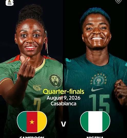 Super Falcons Face Cameroon in WAFCON Quarter-Final Clash, With World Cup Qualification at Stake