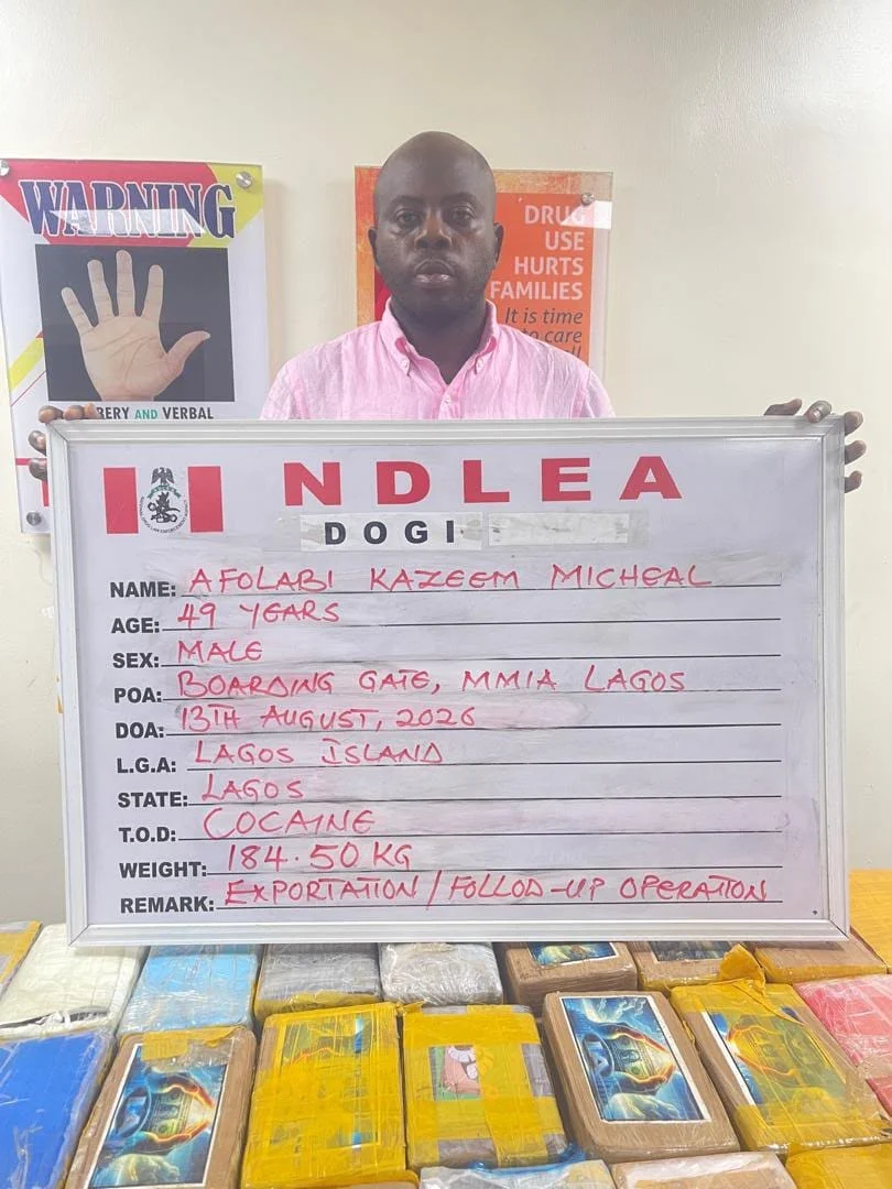 NDLEA Busts Cocaine Cartel, Arrests KC Luxury in Lagos
