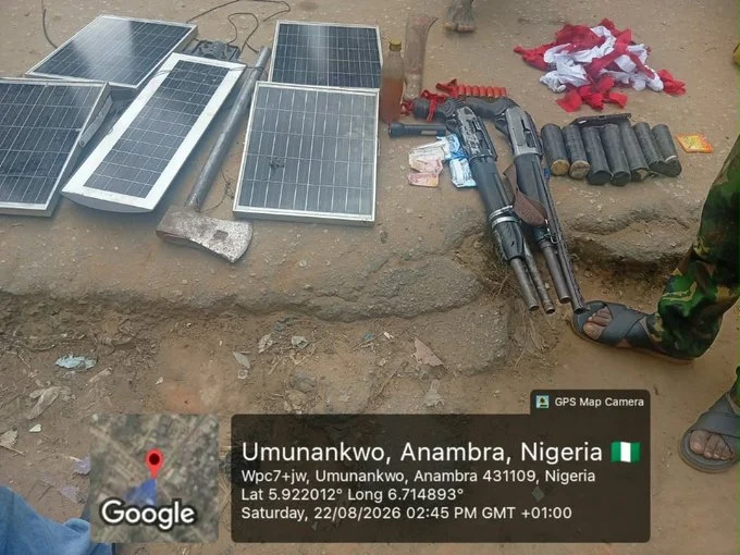 Army Dismantles IPOB/ESN Camps, Recovers IED Materials in Anambra